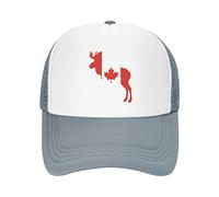 Lawenp Casquette de Baseball respirante en Maille pour Adulte avec Drapeau canadien