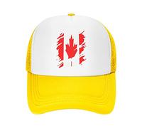 Lawenp Casquette de Drapeau du Canada Casquette de Baseball respirante en Maille pour Adulte Casquette décontractée