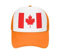 Lawenp Casquette de Drapeau du Canada Casquette de Baseball respirante en Maille pour Adulte Casquette décontractée