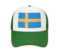 Lawenp Casquette Drapeau suédois Adulte Casquette de Baseball respirante Casquette décontractée