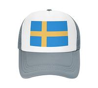 Lawenp Casquette Drapeau suédois Adulte Casquette de Baseball respirante Casquette décontractée
