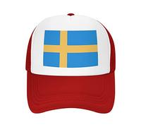 Lawenp Casquette Drapeau suédois Adulte Casquette de Baseball respirante Casquette décontractée