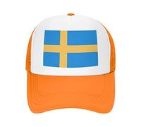 Lawenp Casquette Drapeau suédois Adulte Casquette de Baseball respirante Casquette décontractée