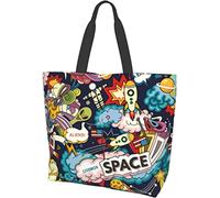 Lawenp Divertente borsa a tracolla da surf per tartarughe re, grandi borse a tracolla da donna casual, riutilizzabili, per lavoro, shopping, viaggi, spiaggia