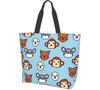 Lawenp Divertente retrò vecchio classico sandwich tote bag grandi borse a tracolla da donna casual borse della spesa riutilizzabili per lavoro shopping viaggi spiaggia