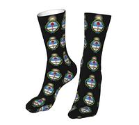 Lawenp Emblema dell'Argentina Simbolo Calzini comodi unisex per l'equipaggio Calzino casual Novità Calzini alla caviglia 16 pollici