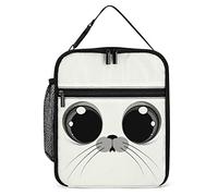Lawenp Lunch box isolato Cute Seal Big Eyes Small Lunch Bag Thermal riutilizzabile Work Lunch Cooler per uomo donna ufficio