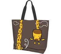 Lawenp Pecore divertenti che fanno yoga Borsa tote Borse grandi da donna casual Borse della spesa riutilizzabili per lavoro Shopping Viaggi Spiaggia