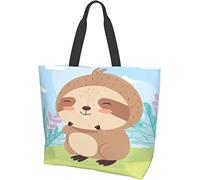 Lawenp Pollo animale da fattoria con mucca Tote Bag Borse a spalla da donna casual grandi Borse della spesa riutilizzabili per lavoro Shopping Viaggi Spiaggia