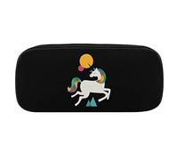 Lawenp to Be A Unicorn Astucci per matite Astuccio per penne in pelle PU Borsa per cosmetici portatile