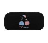 Lawenp We GotLove Pun Astucci per matite Astuccio per penne in pelle PU Borsa per cosmetici portatile