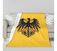 lawenpanic Coperta con Bandiera del Sacro Romano Impero Coperta in Pile di Agnello Condizionatore d'Aria Coperta Termica Fuzzy a Doppia Faccia 60"x50"