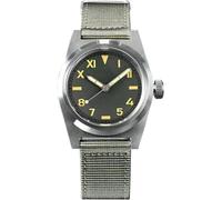 lawinci San Martin 38mm SN031G Retro Military Orologi Vetro zaffiro Automatico Orologio da polso da uomo in acciaio inossidabile (gray)