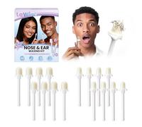 LAWINK Kit di cera per il naso Bastoncini Nose Wax Kit di cera per naso e orecchie Bastoncini pronti all'uso 16 pezzi per uomini e donne