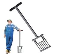 Lawn Aerator, Manual Garden Plugger Tool, Coring Spike Device for Grass Seeding, Soil Care, Yard Landscaping, Gardening, Outdoor Maintenance, Lawn Health Improvement
