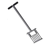 Lawn Aerator Tool, Manual Garden Plugger Spike Corer, Soil Loosening Grass Yard Care Device, Non Slip Handle Landscaping Aid, Compact Turf for Seeding Maintenance Equipment, 103cm