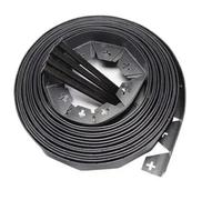 Lawn Edging Bordo for prato con 30 paletti in plastica da 10 m giardino for vialetti, fiori e piante