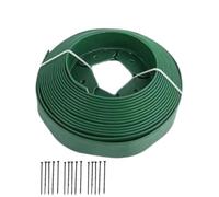 Lawn Edging Kit di bordi paesaggistici for in plastica for erba da prato fissa 5/10 m con punte ancoraggio