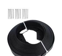Lawn Edging Kit di bordi paesaggistici for in plastica for erba da prato fissa 5/10 m con punte ancoraggio
