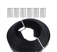 Lawn Edging Kit di bordi paesaggistici for in plastica for erba da prato fissa 5/10 m con punte ancoraggio