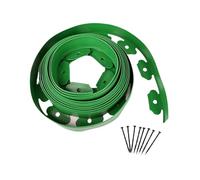 Lawn Edging Kit di bordi paesaggistici for in plastica for in for prato fisso da 5/10 m con punte ancoraggio facile installare