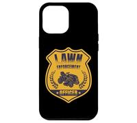 Lawn Enforcement Officer Landscaper Gardening Grass Mowing Custodia per iPhone 12 Pro Max