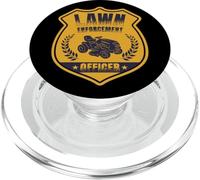 Lawn Enforcement Officer Landscaper Gardening Grass Mowing PopSockets PopGrip per MagSafe