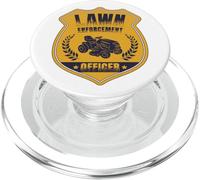 Lawn Enforcement Officer Landscaper Gardening Grass Mowing PopSockets PopGrip per MagSafe