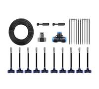 Lawn Irrigation System, Automatic Garden Irrigation System 360° Rotating Adjustable Water-Saving Design, Ideal for Raised Bed Watering Gardening Outdoor Supplies