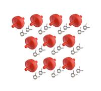 Lawn Mower 1/4" Inline Fuel Filter Clip Hose Line Clamp Clip Get