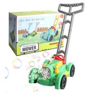 Lawn Mower Bubblle Toy - Automatic Kids Lawn Mower Bubblle Machine with Light and Sound, Party Atmosphere Maker, Sunny Days Entertainment, Upgrade Bubbles Blower, Christmas Birthday