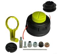 Lawn Mower Trimmer Head Kit M8x1.25 T35 Ricambio in plastica resistente, compatibile con decespugliatore P2009/RY15523A/RY15523AVNM