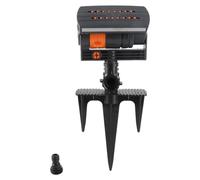 Lawn Sprinkler | 16 - Hole Automatic Oscillating Sprinkler with 4 Spray Modes | Adjustable Water Flow for Large Yard/Garden/Lawn Coverage | Robust ABS Material