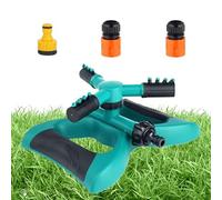Lawn Sprinkler, Automatic Garden Water Sprinklers, 8.27x7.48x3.74 Inches 360° Rotation Multi-Mode Spray, Lawn Irrigation Systems for Flower Beds Vegetable Patches Nurseries Parks Kids Pets Playing