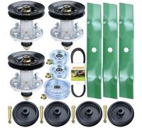 Lawneagle D140 Deck Rebuild Kit per John Deere D155 D160 E140 E170 LA145 Deck Include GY21098 Gruppo mandrino GX22616 Puleggia GY20852 Lame GY22172 GY20629 Puleggia folle GX10168 Ruote 1/2x1 41