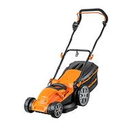 LawnMaster M2EB1637M Tagliaerba Elettrico 1600W 37cm, Altezza di Taglio Regolabile in 6 Posizioni 20-70mm, Capacità di Raccolta 40L