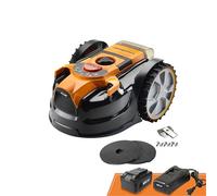 Lawnmaster OcuMow®16 Robot rasaerba a batteria per prati fino a 200 m², evitamento ostacoli, robot rasaerba silenzioso senza filo perimetrale VBRM16 PLUS