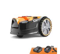 Lawnmaster OcuMow®16 robot tosaerba senza fili, adatto per robot semovente fino a 80 ㎡, con batteria da 2Ah modello compatto per principianti senza cavo di limitazione