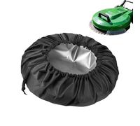 Lawnmower Cover | 44,5 x 39,4 Inch Waterproof Protector With Drawstring - Compact Robot Lawn Mower Protective Cover - For Equipment Yard Garden Lawn Backyard Winter Summer Indoor Gardener