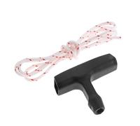 Lawnmower Pull Cord Replacement | 30 g Heavy Duty Pulling Rope for Mowers & Chainsaws, alta resistenza fibra di poliestere Pull Start Cord with Durable ABS Grip Handle for Garden Tools, White