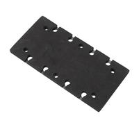 Lawnoval 140441-9 Piastra di base compatibile con levigatrice orbitale Makita BO3700 BO3710 BO3711, pezzo di ricambio nero