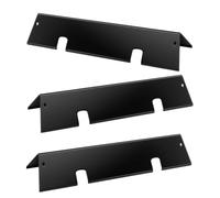 Lawnoval Barre aromatizzanti di ricambio per griglie a gas Weber Spirit II serie E210 S210 E220 S220 200, confezione da 3, nero