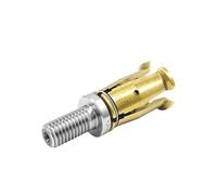 Lawnoval BT40 Morsetto a artiglio per filettatura esterna, pinza mandrino a 45°, con blocco laterale e design antiscivolo, per fresatrici CNC, giallo argento