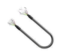 Lawnoval Cavo di prolunga schermato XH2.54 per Coulometro TR16/TR16H, lunghezza facoltativa 0,5-10 m, resistente alle alte temperature, grigio