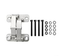 Lawnoval Cerniera invisibile per porta in acciaio inossidabile 304, resistente al fuoco, regolabile fino a 250 kg di carico, design aperto nascosto per porte in metallo pietra, angolo di apertura