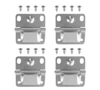 Lawnoval Cerniere in acciaio inox 5,8 x 5,1 cm con viti per refrigeratore Coleman, parti di ricambio per refrigeratori da campeggio, scatole isolate e scatole da pesca