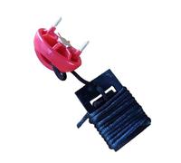 Lawnoval Chiave di sicurezza per tapis roulant con clip di ricambio per tapis roulant Proform, rosso