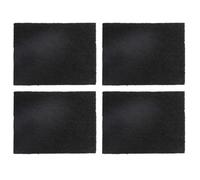 Lawnoval Confezione da 4 tappetini filtranti a carbone attivo, 9,5 x 7 x 0,5 cm, per bidoni del compost, compatibili con Joseph Joseph 60, 48 e 50