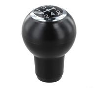 Lawnoval Copertura per pomello del cambio manuale in pelle nera per Hyundai Terracan 2001-2007 e compatibile con KIA Sportage 2007-2012(A)