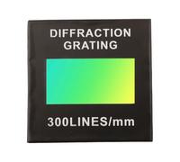 Lawnoval Diffrazione della trasmissione che stridono 50/100/300/600 linee, spettrofotometro ottico di 50x50mm per gli esperimenti di insegnamento, lunghezza d'onda 200-2000nm